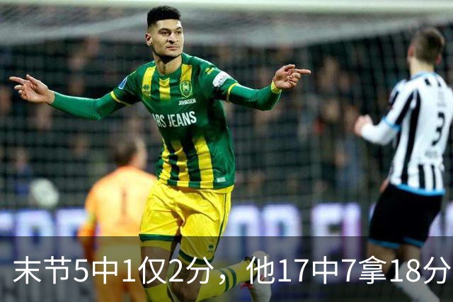末节5中1仅2分，他17中7拿18分勇士仍输球